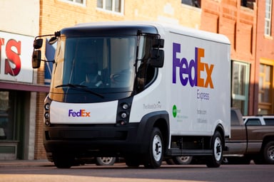 FDX FedEx electric vehicle source FDX