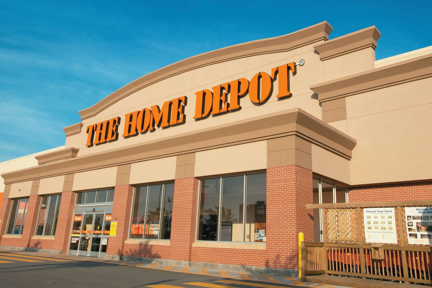 A Home Depot store.