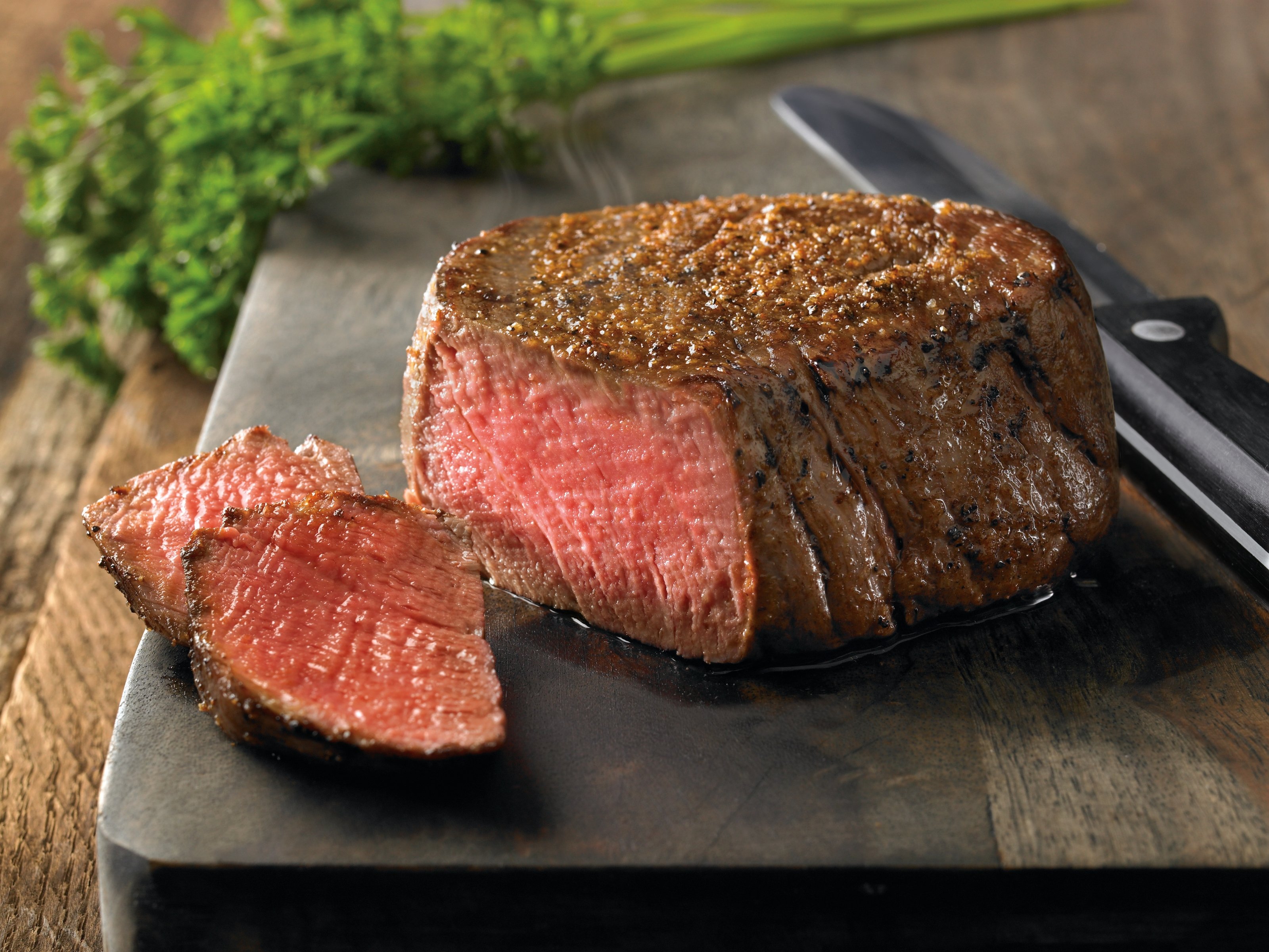 Outback Steakhouse filet minon steak.
