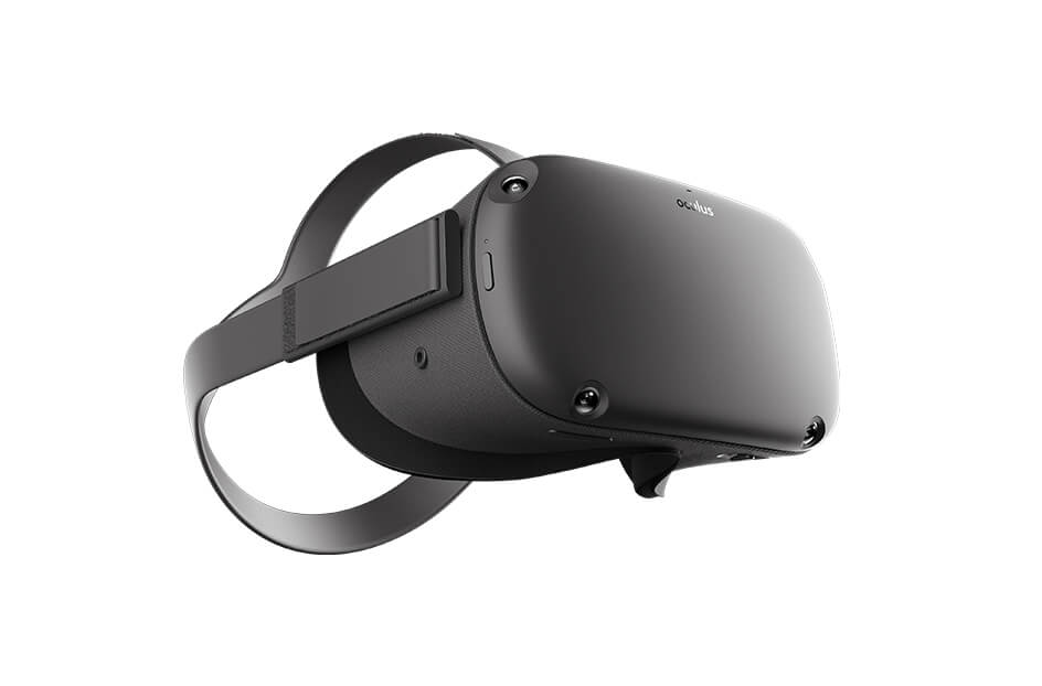 The Oculus Quest virtual-reality headset.