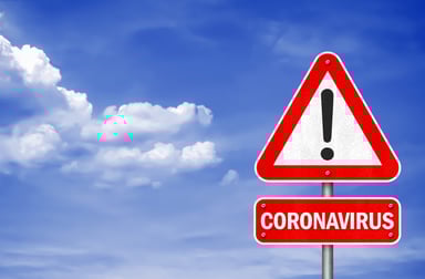 coronavirus warning sign