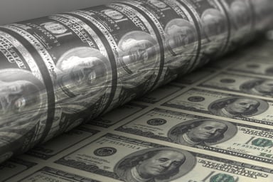 Printing Money Hundred Dollar Bill Getty
