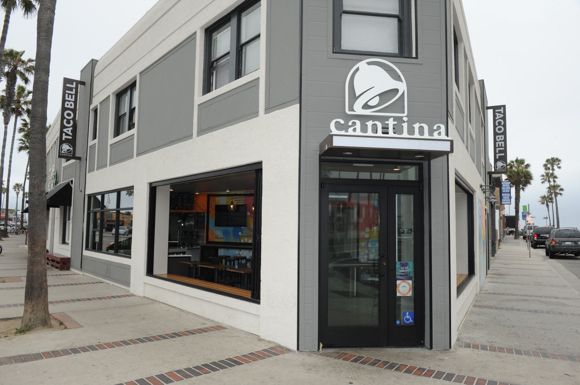 A Taco Bell Cantina storefront.