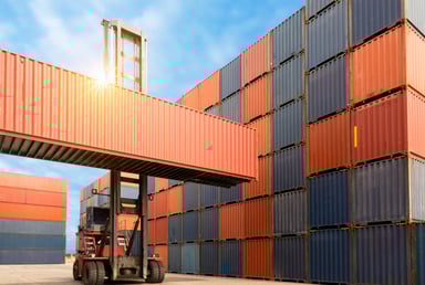 intermodal crates at port source Getty