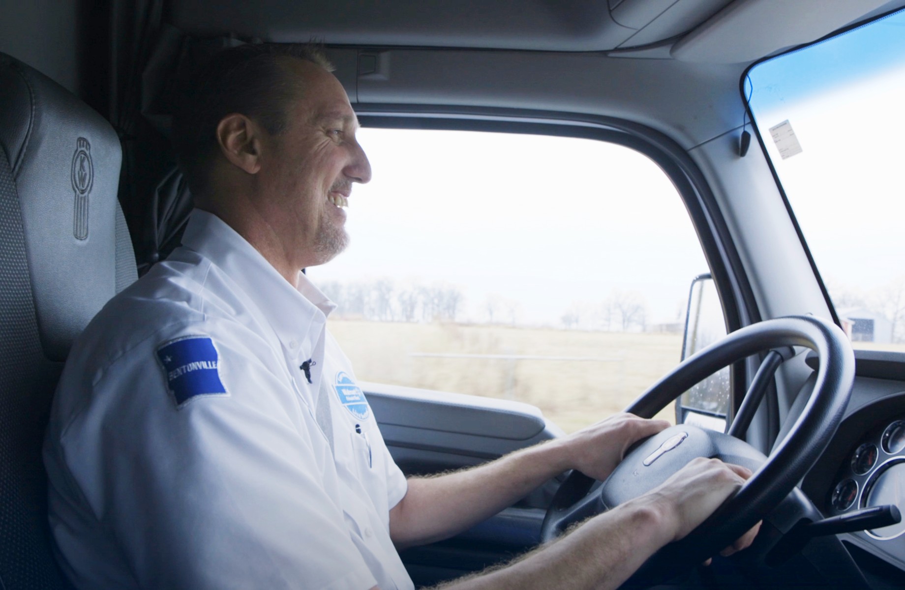 A Walmart truck driver.