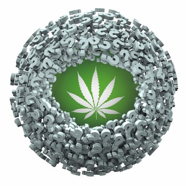 Cannabis with question marks
