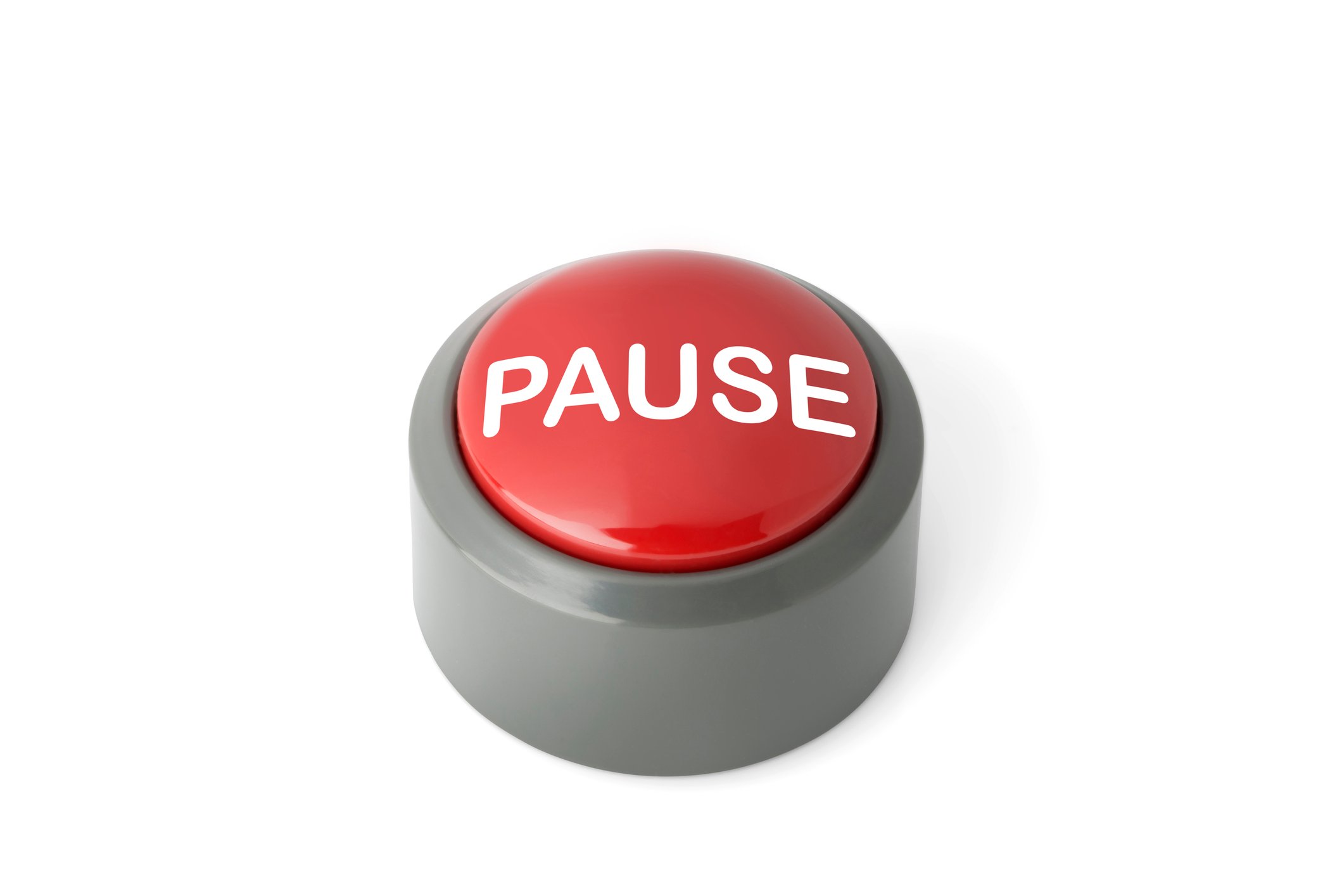 Big red pause button