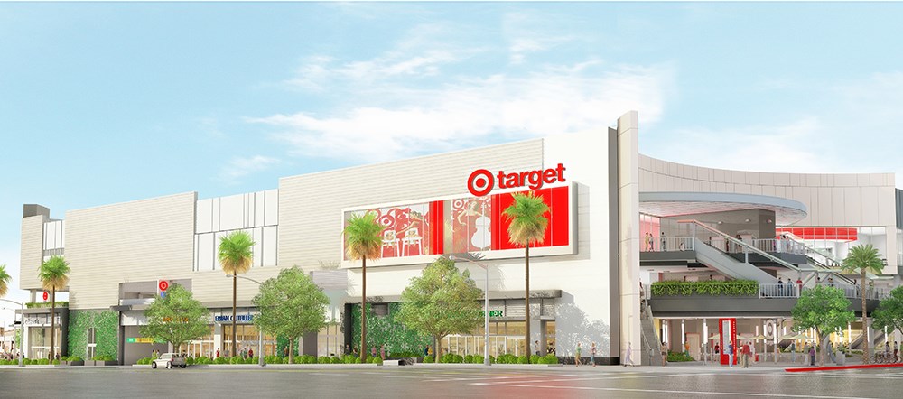 Rendering of new Target store in California. 