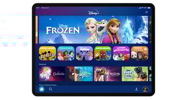Disney Plus iPad wide
