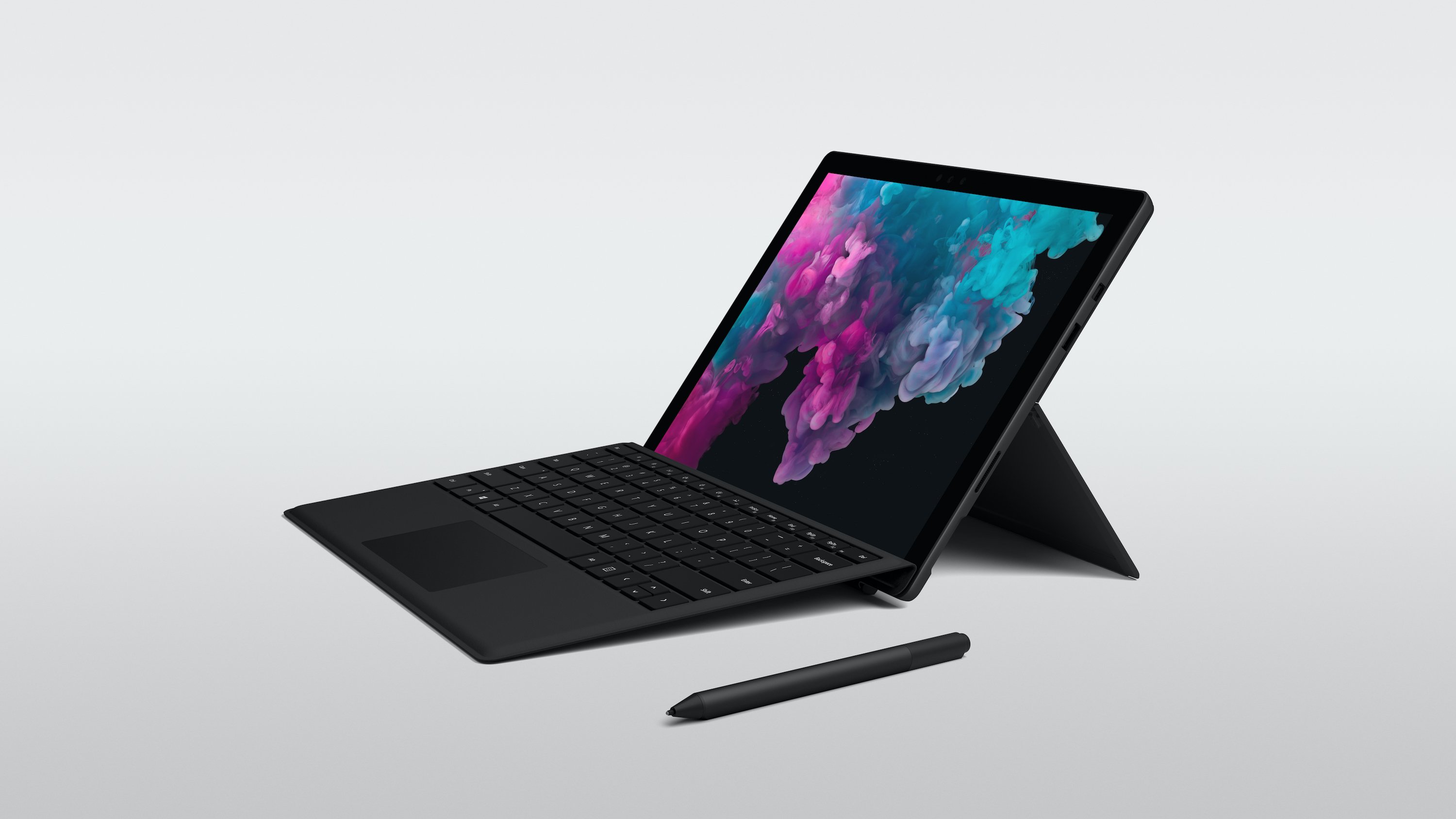 Surface Pro 6 with Surface Pen and keyboard cover