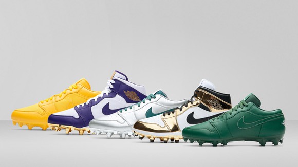 Several Nike cleats