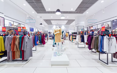 Women's fashion store interior