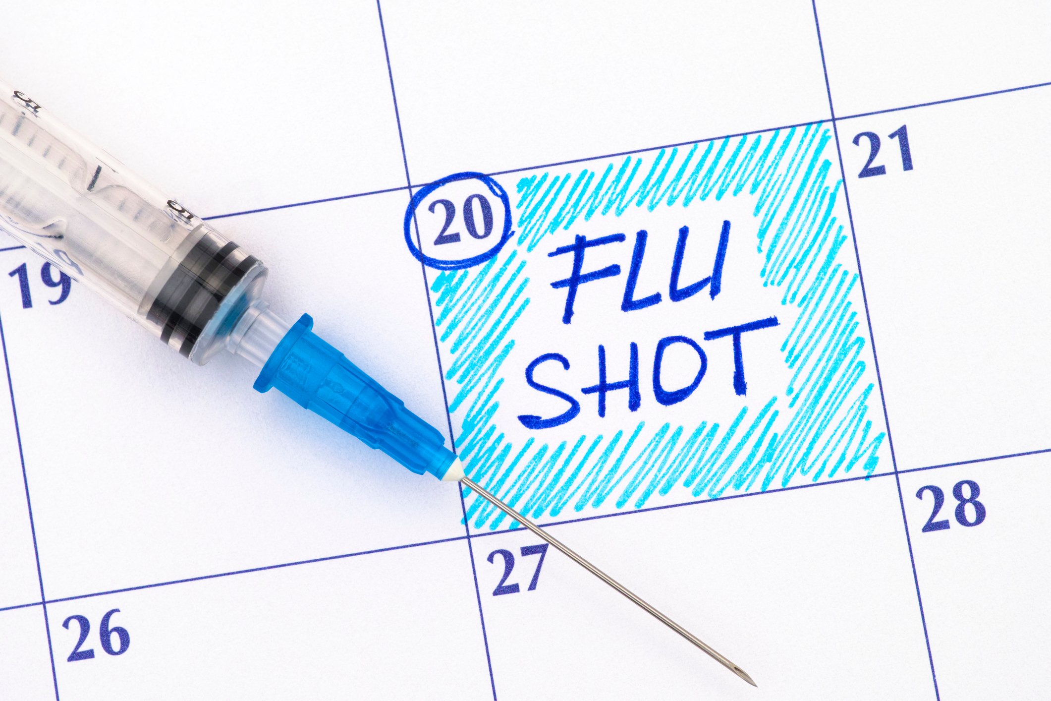 "Flu Shot" on Calendar