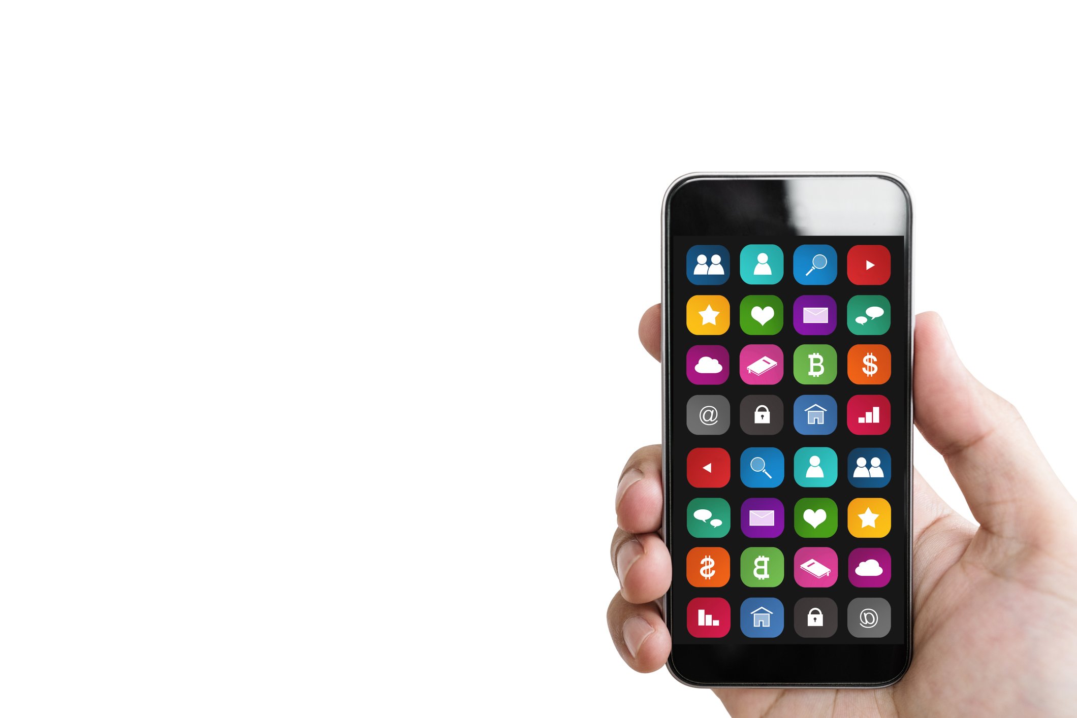 Mobile application on a smartphone