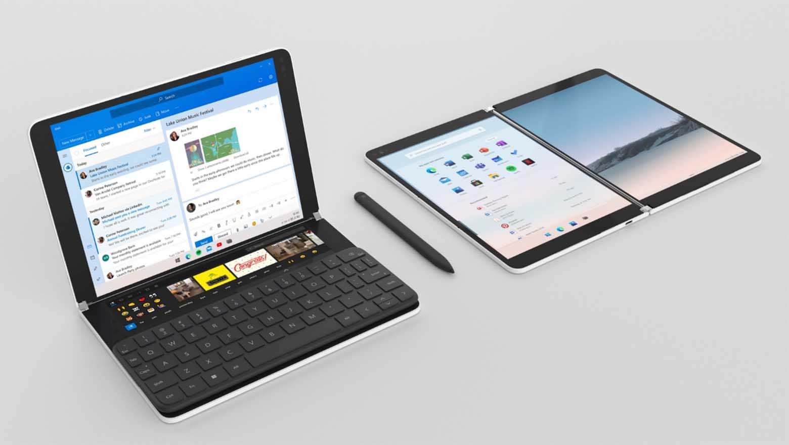 Microsoft software running on Surface products.