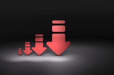4 arrows all pointing down