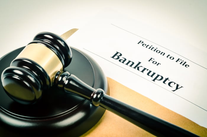 Petition to File Bankruptcy under a gavel