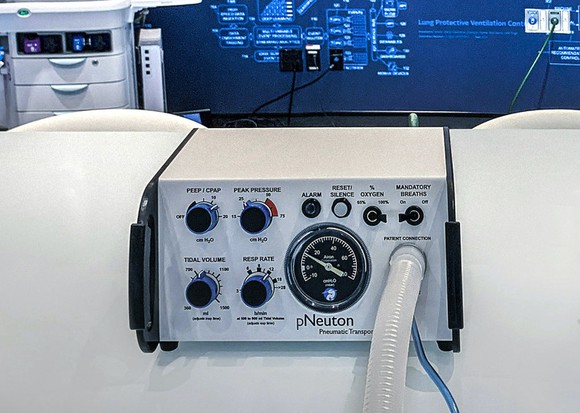 GE/Airon Model A-E Ventilator. 