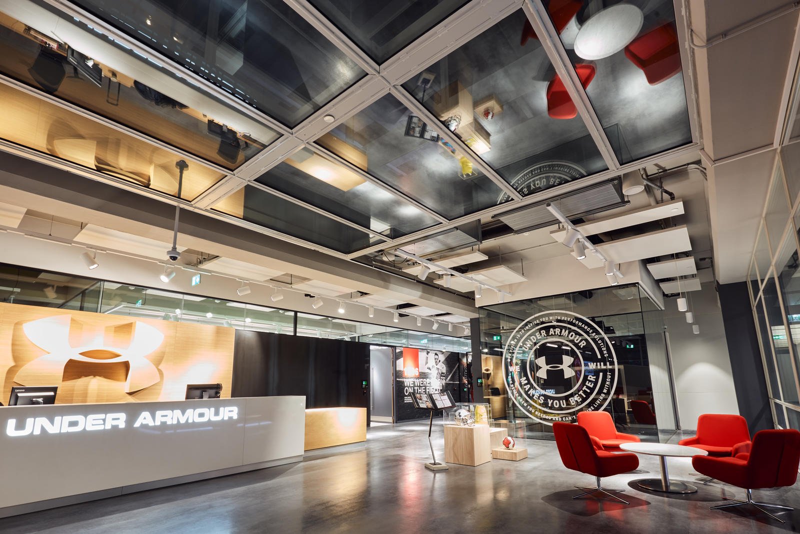 Under Armour office in Amsterdam.