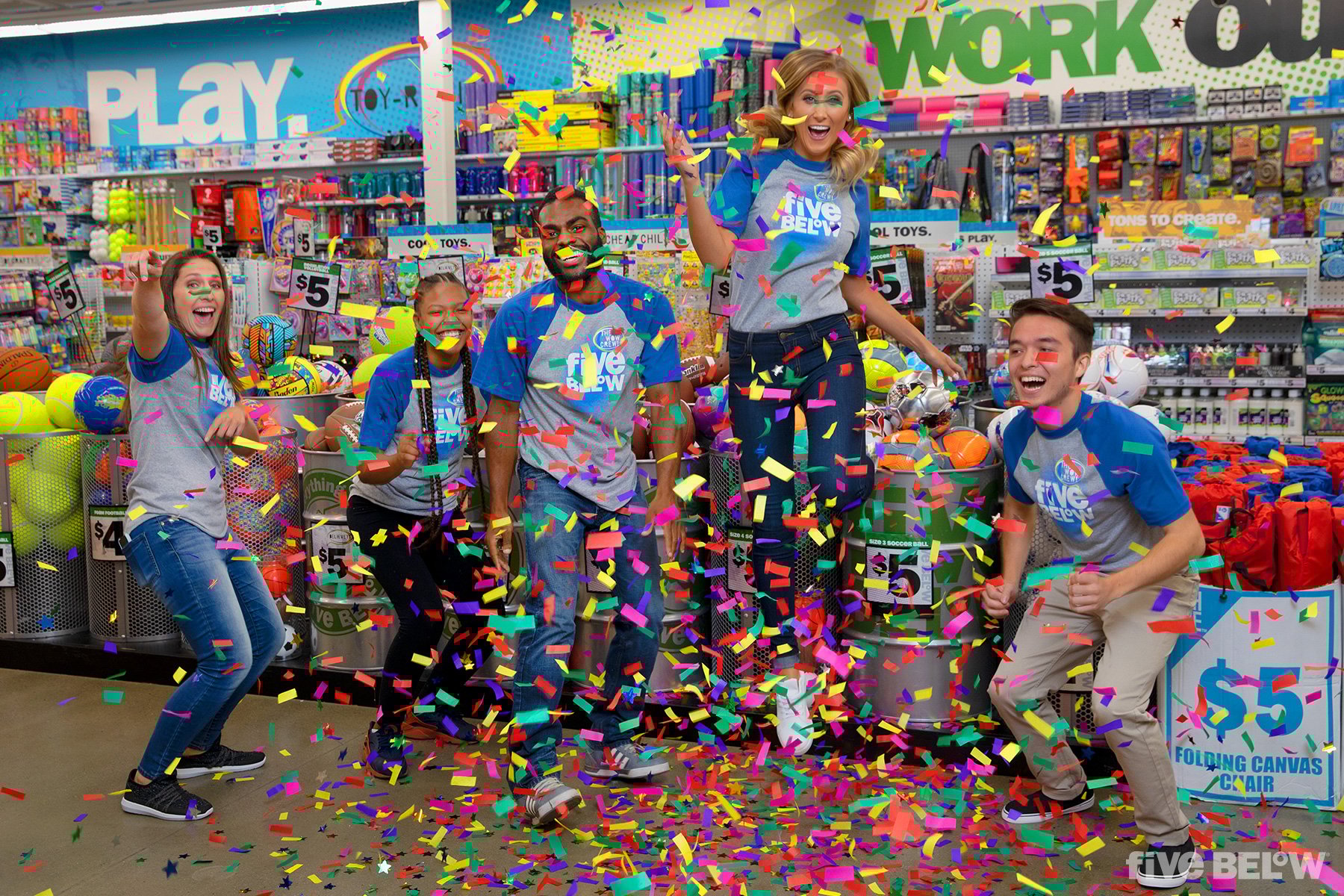 A Five Below store in happier days