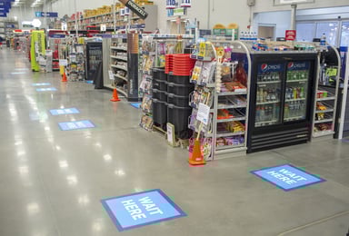 lowes social distancing