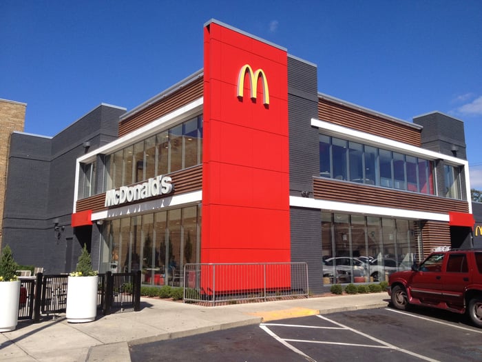 A McDonald's restaurant.