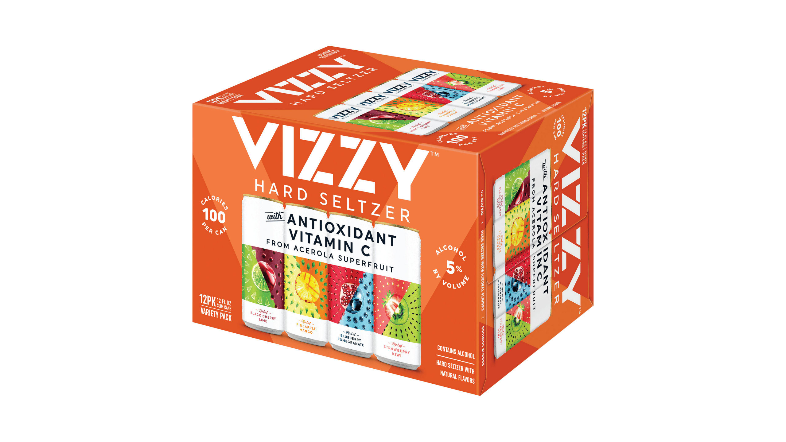 Case of Vizzy hard seltzer