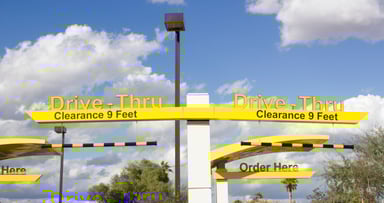 drive-thru mcdonalds fast food getty