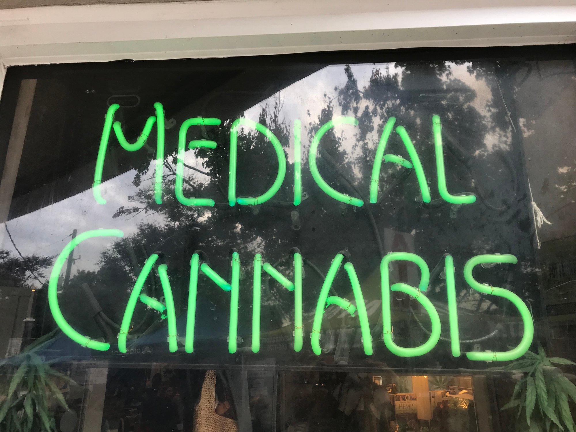 A sign advertising Medical Cannabis