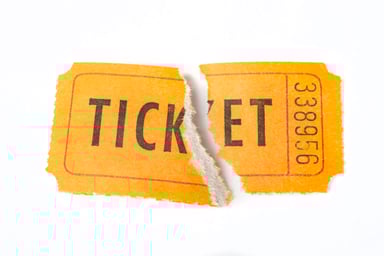 Ripped ticket
