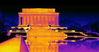 Lincoln Memorial infared source FLIR