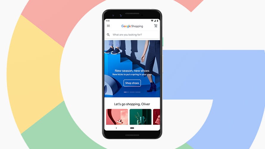 Google Shopping feature on smartphone