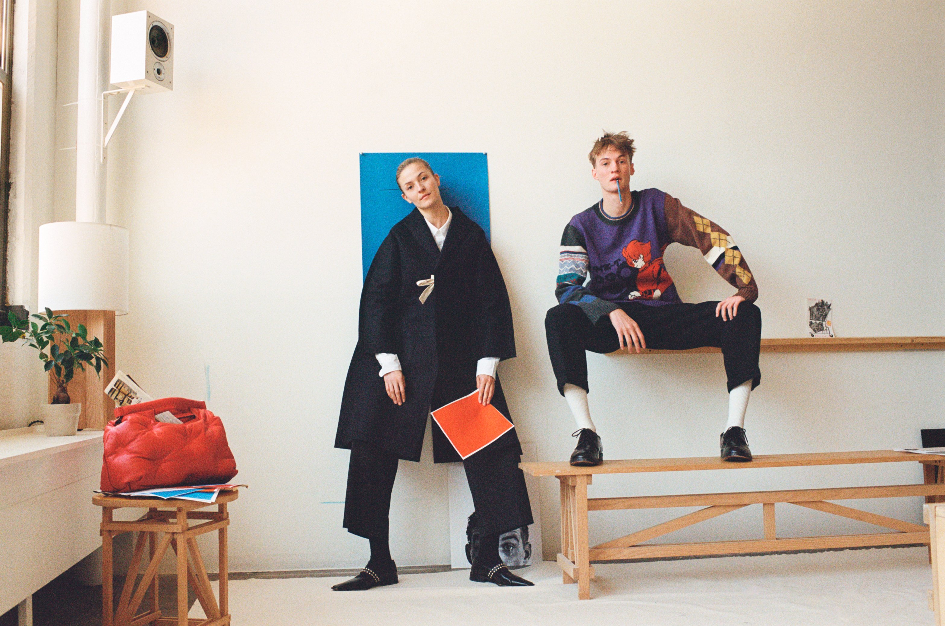 An image from a Nordstrom fashion campaign.