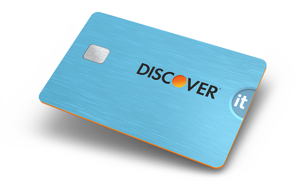 A Discover it card.