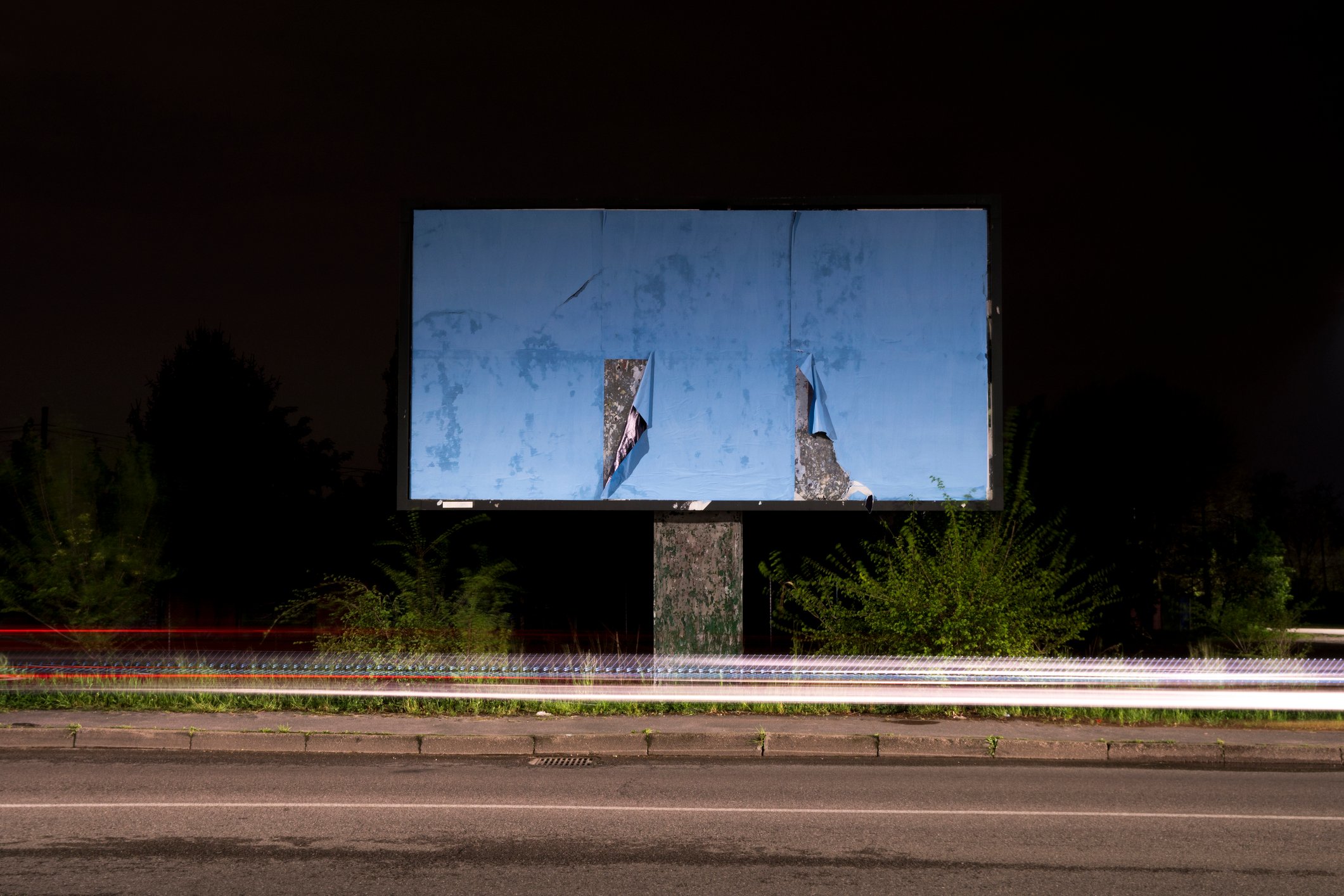 Abandoned billboard