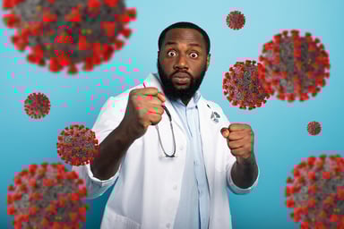 Coronavirus attacks scared medic