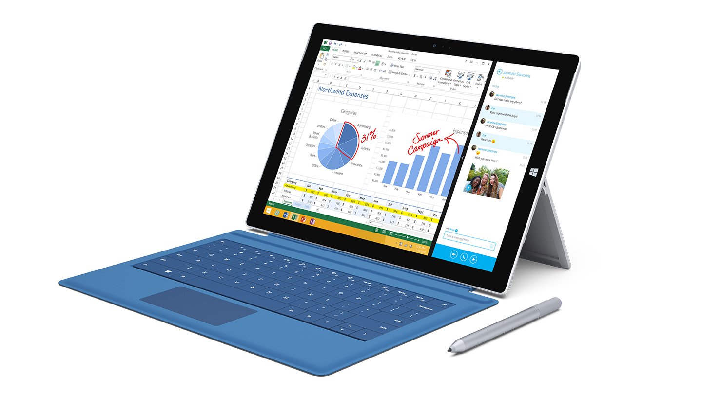 A Microsoft Surface device.