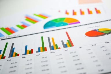 bar charts pie charts