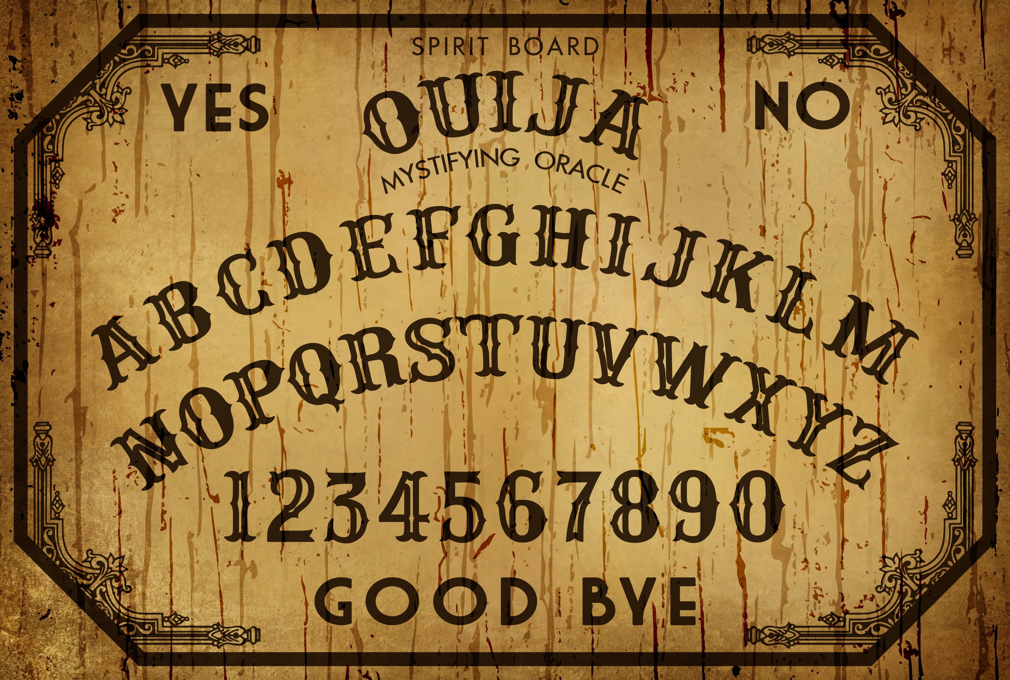 A Ouija board.