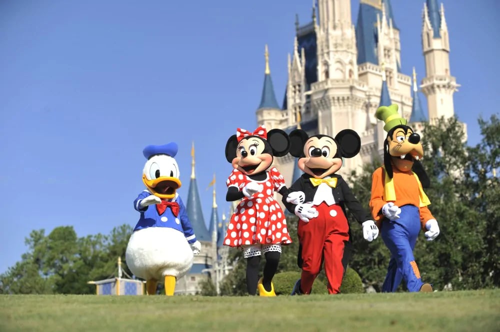 Disney characters.