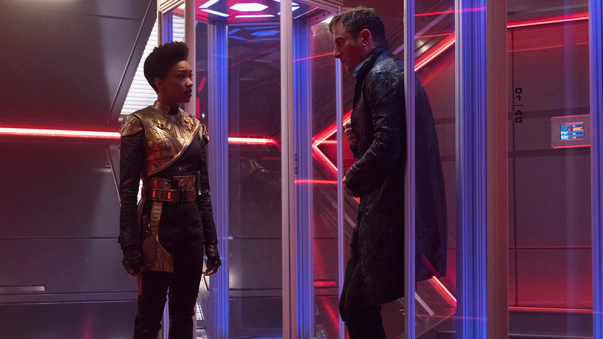 A scene from the TV show Star Trek: Discovery.