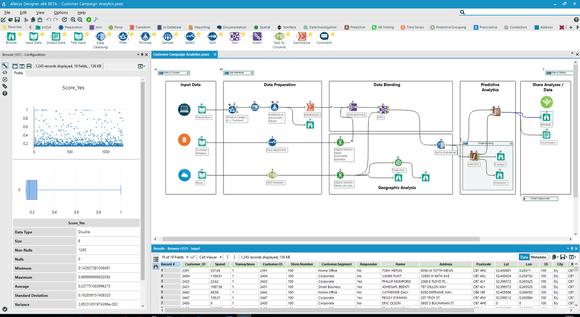 Screenshot showing  Alteryx Designer interface. 