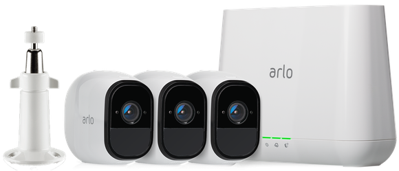 Arlo security camera package.