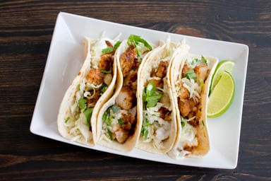 Tacos rectangular dish