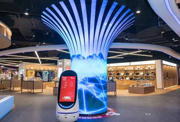 JD's E-Space retail showcase.