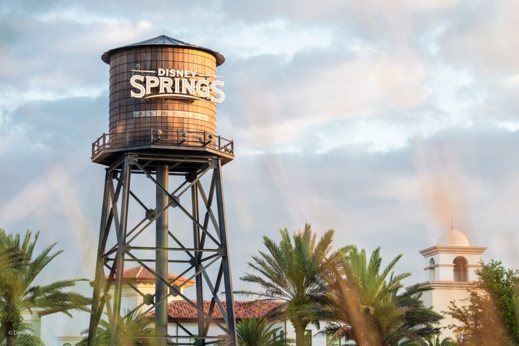 Disney Springs water tower.