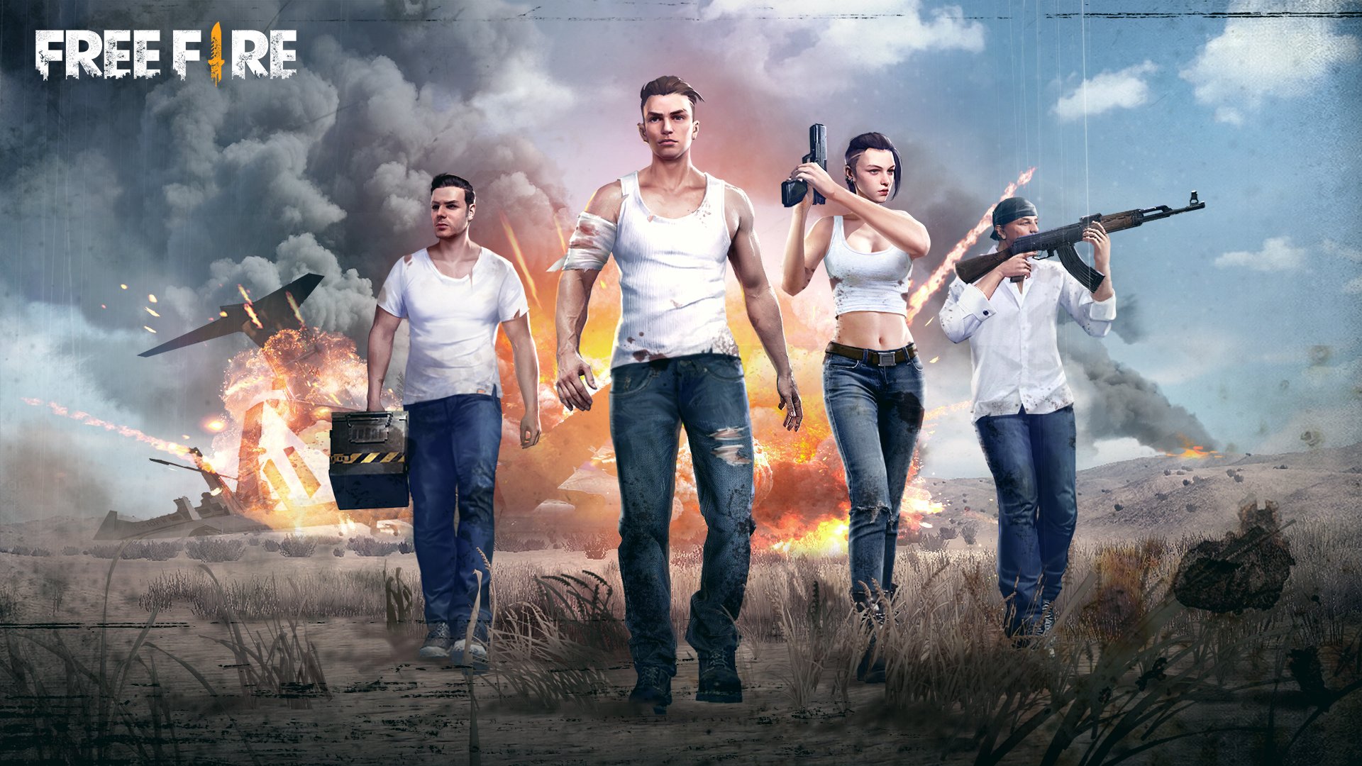 Still image of gameplay from "Free Fire"