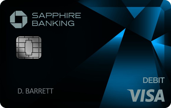 Chase Sapphire Banking card.