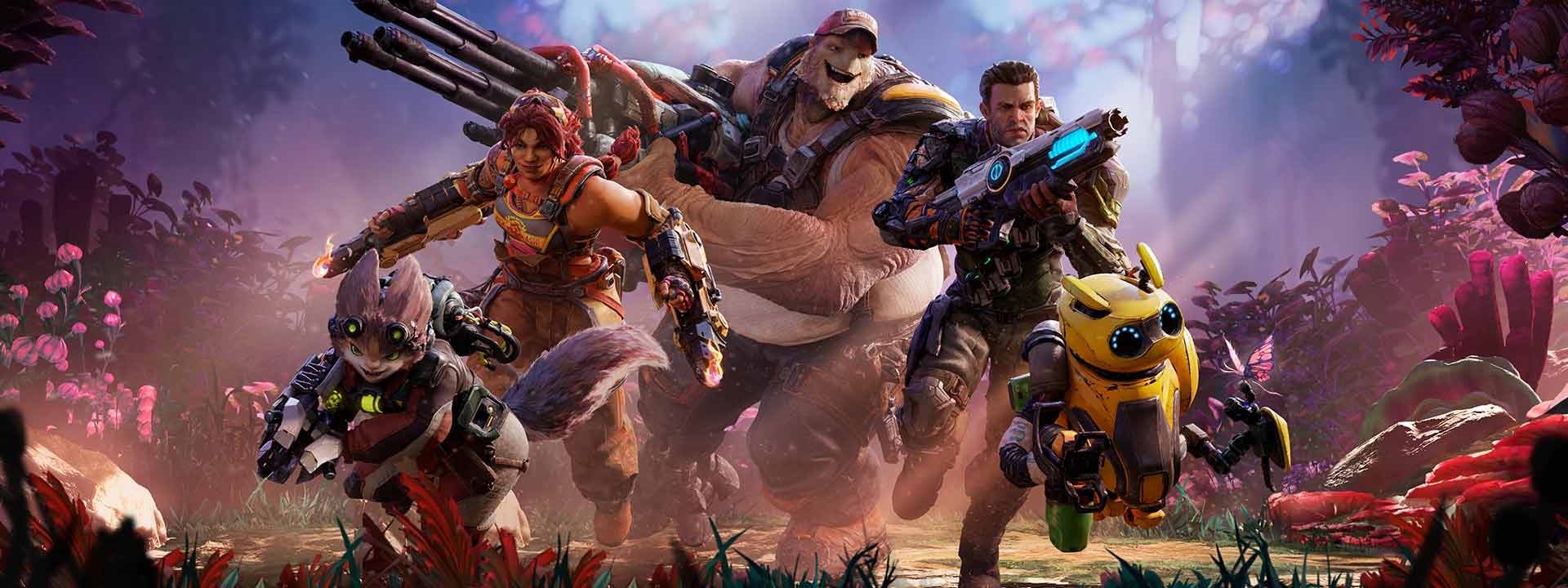 Hunter game players getting ready for battle in Amazon's new game.