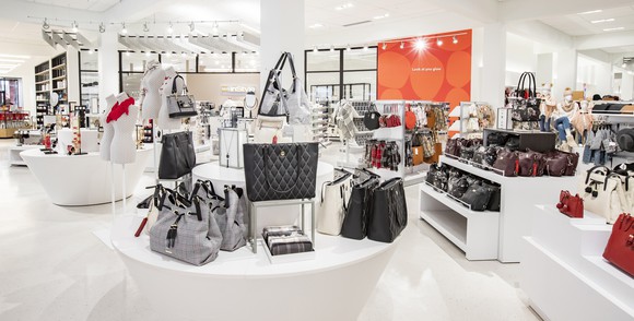 Bags and accessories in J.C. Penney.